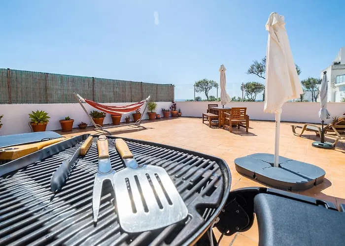 דירה Stunning Terrace With Ocean View אלבופיירה